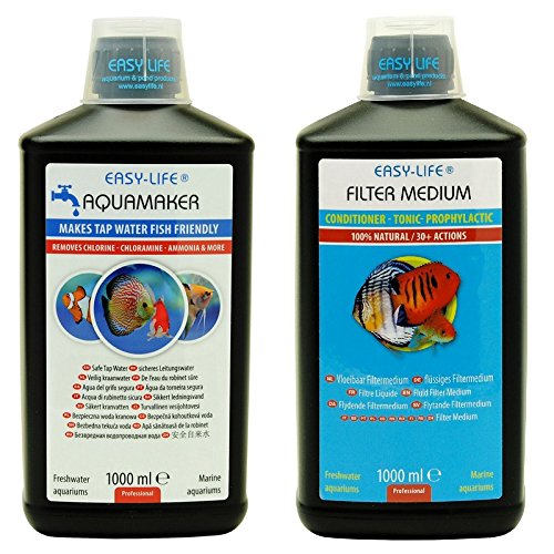 Easy Life Sparpack Filtermedium 1000 ml Aquamaker 1000 ml Optimales Aquariumwasser von Easy Life