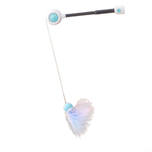EasyByMall Pet Teleskop Teasing Spielzeug mit elastischer Schnur für Katzen und Hunde Training (B) von EasyByMall