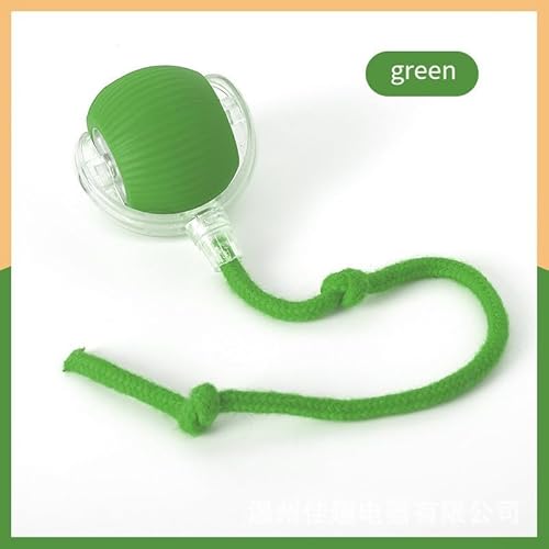 EasyByMall The Pet Companion interaktiver, intelligenter und wiederaufladbarer Rollball (Seilgrün) von EasyByMall