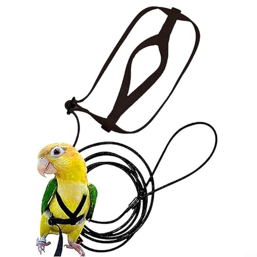 Verstellbares Nylon-Vogel-Sicherheitsgeschirr mit Zuggurt für sicheren Spaß im Freien (S) von EasyByMall