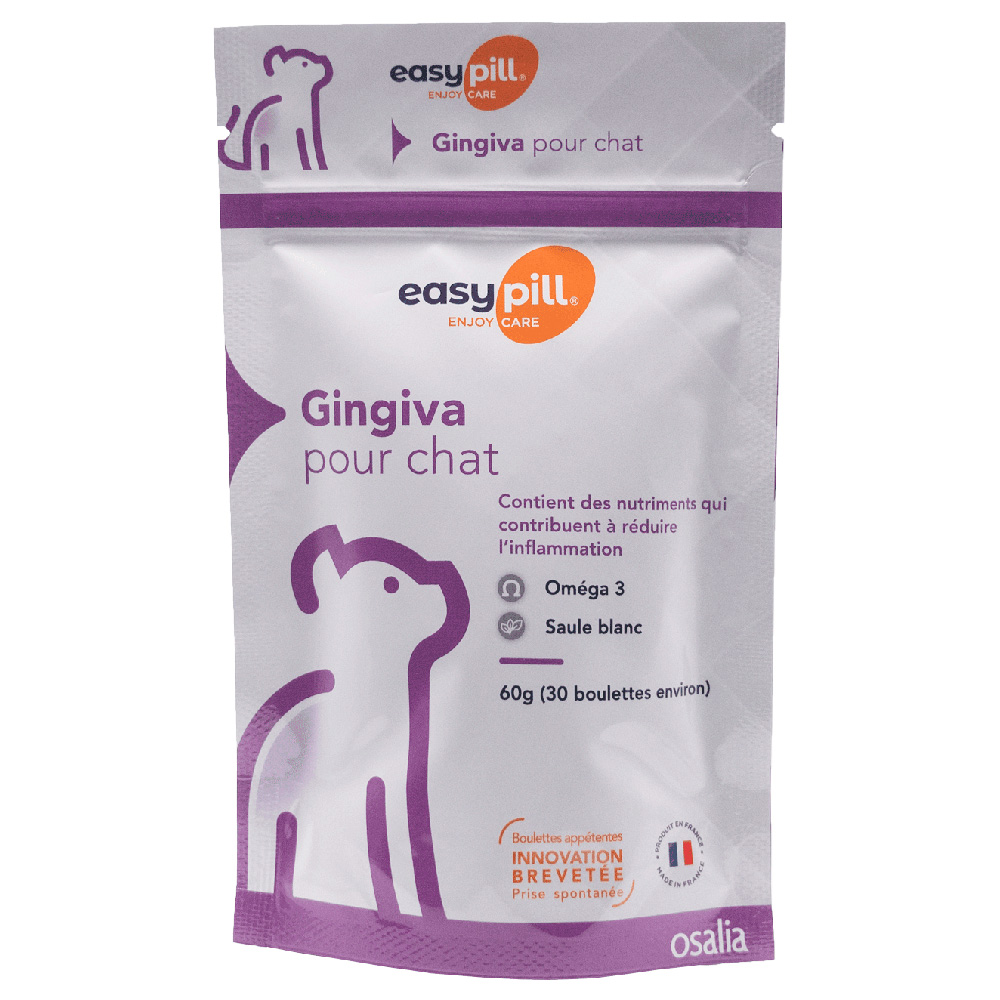 Easypill Gingiva für Katzen - Sparpaket: 2 x (30 x 2 g) von EasyPill
