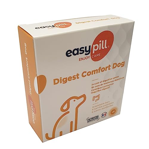 Easypill Katze Hund Verdauungsergänzung Komfort bei Magenproblemen Durchfall (Hund x 6 Riegel) von Easypill