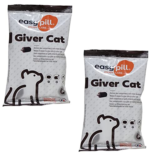 VetinNov Easypill Katze - für Katzen zur vereinfachten Tabletteneingabe 2 x 4 x 10 g von Easypill