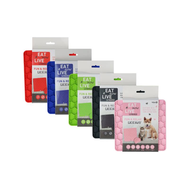Eat Slow Live Longer Fun & Relax Lick Mat - Grau von Eat Slow Live Longer