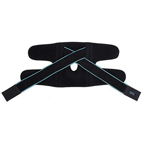 Eatbuy Knieorthesen - Verstellbare Träger Atmungsaktive Knieschützer (blau + schwarz) von Eatbuy