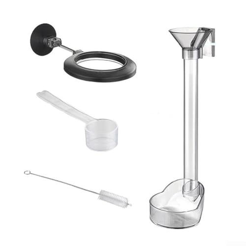 Eawfgtuw Aquarium-Futtersystem-Set mit zwei Röhren, Futterring, Messlöffel, Bürste, Aquarium-Lebensmittelspender für Garnelen, Fische Eawfgtuw Aquarium-Futtersystem-Set mit zwei Röhren, Futterring, Messlöffel, Bürste, Aquarium-Lebensmittelspender für Garnelen, Fische von Eawfgtuw