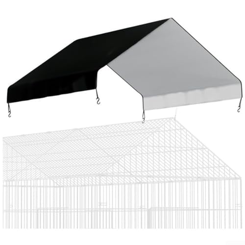 Eawfgtuw Outdoor Schutz mit wasserdichter Hühnerstall Abdeckung Walk in Huhn, verzinkter Hühnerstall mit wasserdichter & UV-beständiger Abdeckung, Futtertür, Hängefutterstation, Sitzstange Eawfgtuw Outdoor Schutz mit wasserdichter Hühnerstall Abdeckung Walk in Huhn, verzinkter Hühnerstall mit wasserdichter & UV-beständiger Abdeckung, Futtertür, Hängefutterstation, Sitzstange von Eawfgtuw