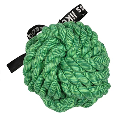 EBI, Ballin-Ball, geflochten, 10 cm, Grün, Baumwolle, fest gedreht, gemischte grüne Farbe, hochwertig, bis ins Herz, trägt zu gesunden Zähnen und Zahnfleisch bei EBI, Ballin-Ball, geflochten, 10 cm, Grün, Baumwolle, fest gedreht, gemischte grüne Farbe, hochwertig, bis ins Herz, trägt zu gesunden Zähnen und Zahnfleisch bei von Ebi & Ebi