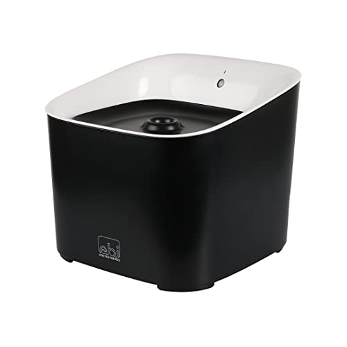 Ebi, Wasserbrunnen Manoa, 3 l, 20,5 x 20,5 x 18 cm, Schwarz/Weiß, Wasserflasche, Schwarz/Weiß, Hund Ebi, Wasserbrunnen Manoa, 3 l, 20,5 x 20,5 x 18 cm, Schwarz/Weiß, Wasserflasche, Schwarz/Weiß, Hund von Ebi