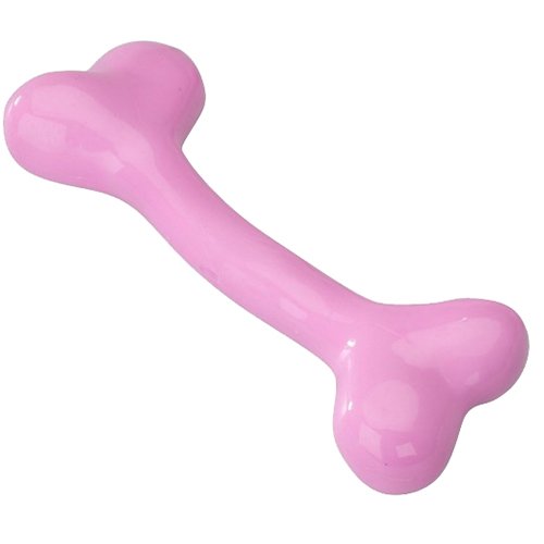 EBI 303-421215 Hundespielzeug-Knochen mit Erdbeergeschmack, 14.75 cm, pink von EBI