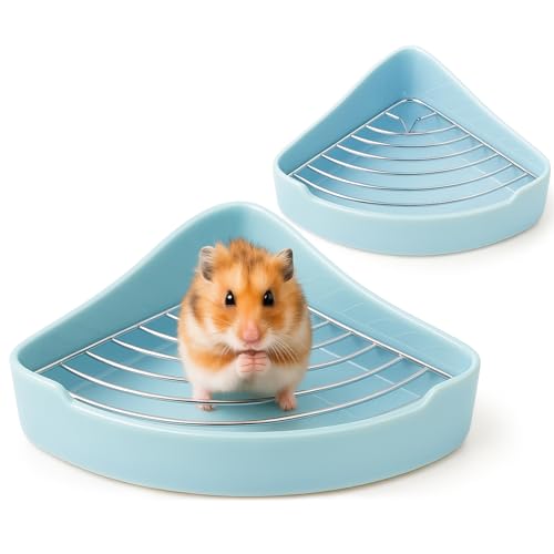 Eccliy Ecktoilette aus Keramik, dreieckig, für Hamster, Meerschweinchen, Zuckergleiter, Igel, syrischer Hamster, Chinchilla, Rennmäuse und Frettchen Eccliy Ecktoilette aus Keramik, dreieckig, für Hamster, Meerschweinchen, Zuckergleiter, Igel, syrischer Hamster, Chinchilla, Rennmäuse und Frettchen von Eccliy