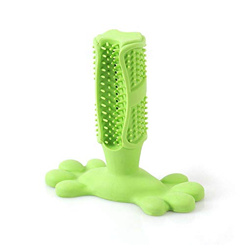 Ecent Zahnbürste für Hunde Zahnpflege Hundespielzeug Zahnreinigung Spielzeug aus Naturkautschuk Hund Zahnbürsten-Stick für Hundezähne von Ecent