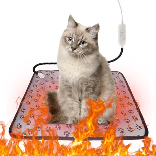 Echden Heizkissen für Haustiere für Katzen und Hunde, selbstheizendes Kissen, Katzenmatte, 3 Temperatureinstellungen, rutschfest, 100 % wasserdicht, automatische Abschaltung, 50 x 70 cm Echden Heizkissen für Haustiere für Katzen und Hunde, selbstheizendes Kissen, Katzenmatte, 3 Temperatureinstellungen, rutschfest, 100 % wasserdicht, automatische Abschaltung, 50 x 70 cm von Echden