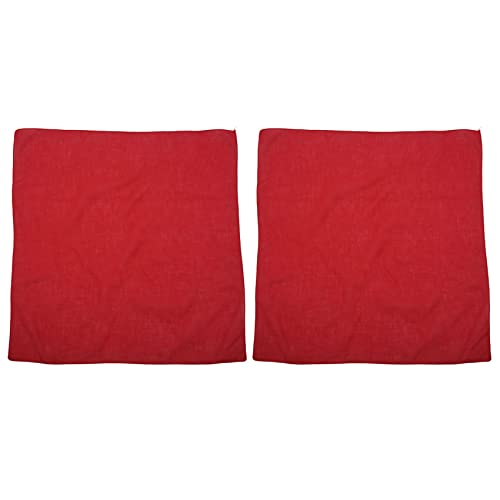Echwave 2X Fancy Plain Bandana 100% Baumwolle Neck Wrist Wrap Halstuch Schal 12 Farbe Farbe: Rot von Echwave