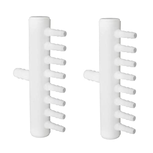 Echwave 2X Kunststoff 8-Wege Aquarium Schlauchverteiler Luftventil Echwave 2X Kunststoff 8-Wege Aquarium Schlauchverteiler Luftventil von Echwave