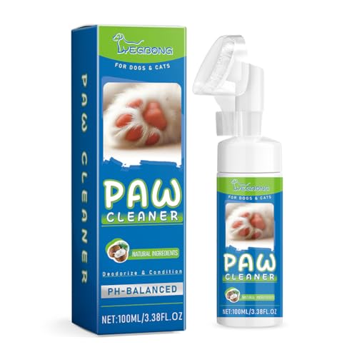 100ml Pfotenreiniger Haustier Pfotenreiniger Pfotenreiniger ohne Wasser Pfotenreiniger Hund Katze Pfotenreiniger mit Pfotenpflege Bürste 100ml Pfotenreiniger Haustier Pfotenreiniger Pfotenreiniger ohne Wasser Pfotenreiniger Hund Katze Pfotenreiniger mit Pfotenpflege Bürste von Eclare