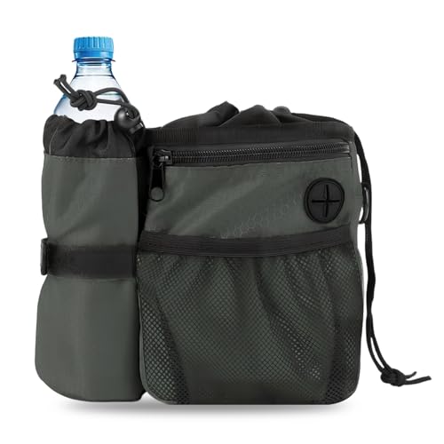 Eclove Leckerlitasche für Hunde,Praktische Gassi Tasche Hund, Apportierbeutel, Alleskönner,mit Wasserflasche Tasche, Kotbeutelspender & Handyfach,mit Viel Stauraum,für Training & Welpenerziehung von Eclove