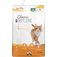 Classic Eco Cat Klumpstreu aus Pflanzenfasern - 2 x 15 l von Eco Cat