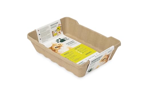 EcoPetBox Biologisch Abbaubare Katzentoilette - Umweltfreundliche Einweg-Streuschale | Auslaufsicheres Design | Für alle Streuarten geeignet | Perfekt für Reisen, Tierarztpraxen & Zuhause EcoPetBox Biologisch Abbaubare Katzentoilette - Umweltfreundliche Einweg-Streuschale | Auslaufsicheres Design | Für alle Streuarten geeignet | Perfekt für Reisen, Tierarztpraxen & Zuhause von EcoPetBox