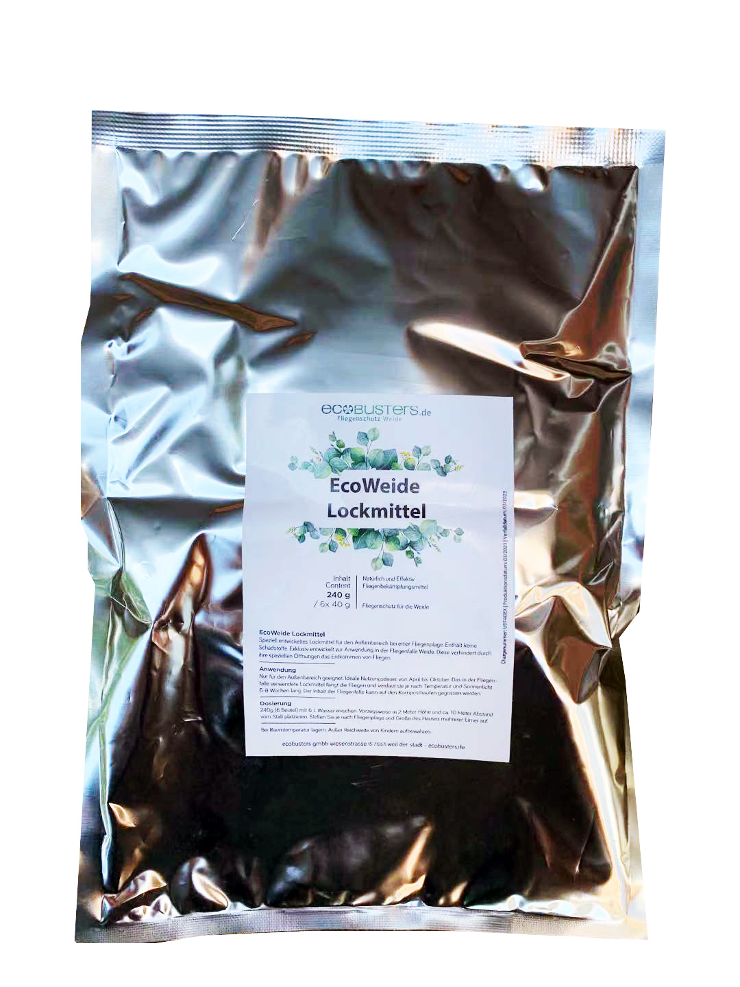 Ecobusters EcoWeide Fliegenlockstoff 240g für die Ecobusters Fliegenfalle Weide Ecobusters EcoWeide Fliegenlockstoff 240g für die Ecobusters Fliegenfalle Weide von Ecobusters