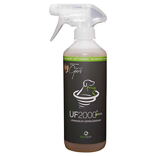 Ecodor UF2000 4Pets Uringeruch Entferner 500ml | 100% Biologischer Urin-Geruchsentferner für Katzen und Hunde Uringeruch | Parfümfrei, Effektiv für Haustiere | Anwendbar auf Holz, Beton, Textilien Ecodor UF2000 4Pets Uringeruch Entferner 500ml | 100% Biologischer Urin-Geruchsentferner für Katzen und Hunde Uringeruch | Parfümfrei, Effektiv für Haustiere | Anwendbar auf Holz, Beton, Textilien von Ecodor