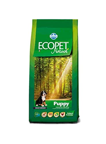 Ecopet natural Puppy Maxi mit trockenem Huhn Hund 12 kg - Trockenfutter für Hunde von Ecopet natural