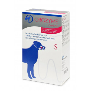 Orozyme Enzymhaltige Kaustreifen Hund S (bis 10 kg) 2 x 224 g von Ecuphar
