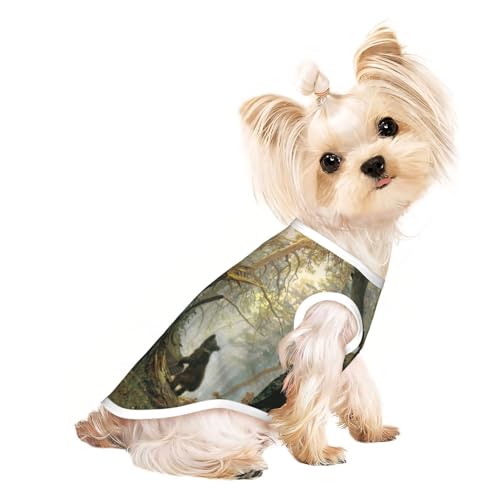 Black Bears Hunde-Shirts für kleine Hunde, dehnbar, leicht, Tanktop, ärmellos, gestreift Black Bears Hunde-Shirts für kleine Hunde, dehnbar, leicht, Tanktop, ärmellos, gestreift von EdWal