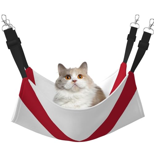 EdWal Alabama-Staatsflagge, weiche Schlafhängematte, Katzenhängematte zum Aufhängen von Käfigen, Haustier-Hängematte, Bett, verstellbar, für kleine Tiere EdWal Alabama-Staatsflagge, weiche Schlafhängematte, Katzenhängematte zum Aufhängen von Käfigen, Haustier-Hängematte, Bett, verstellbar, für kleine Tiere von EdWal