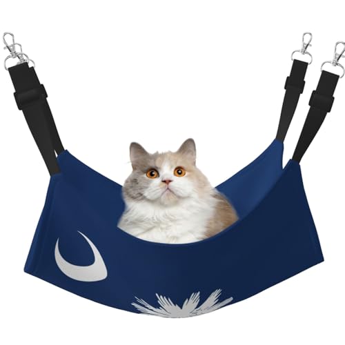 EdWal Weiche Hängematte mit South Carolina-Flagge, Katzenhängematte zum Aufhängen von Käfigen, Haustier-Hängematte, Bett, verstellbar, für kleine Tiere EdWal Weiche Hängematte mit South Carolina-Flagge, Katzenhängematte zum Aufhängen von Käfigen, Haustier-Hängematte, Bett, verstellbar, für kleine Tiere von EdWal
