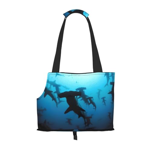 Hammerhead Sharks Hundetragetasche für kleine Hunde, Katzen und Kaninchen Hammerhead Sharks Hundetragetasche für kleine Hunde, Katzen und Kaninchen von EdWal