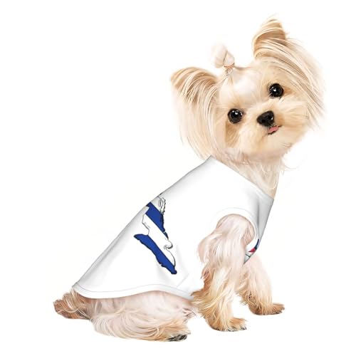 Hunde-Shirts mit kubanischer Flagge, für kleine Hunde, dehnbar, leicht, Tanktop, ärmellos, gestreift Hunde-Shirts mit kubanischer Flagge, für kleine Hunde, dehnbar, leicht, Tanktop, ärmellos, gestreift von EdWal