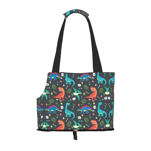 Tragetasche mit Cartoon-Dinosaurier-Druck, für kleine Hunde, Katzen und Kaninchen Tragetasche mit Cartoon-Dinosaurier-Druck, für kleine Hunde, Katzen und Kaninchen von EdWal