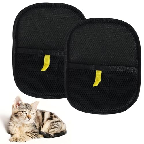 2 Stück Pet Hair Remover Handschuhe, 24x16cm Elektrostatische Fellpflegehandschuhe, Doppelseitige Tierhaarentfernungshandschuhe, Waschbare Pflegehandschuhe für Katzen Hunde Möbel Kleidung Reinigung 2 Stück Pet Hair Remover Handschuhe, 24x16cm Elektrostatische Fellpflegehandschuhe, Doppelseitige Tierhaarentfernungshandschuhe, Waschbare Pflegehandschuhe für Katzen Hunde Möbel Kleidung Reinigung von Eddrfy
