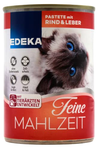 Edeka Feine Mahlzeit Pastete mit Rind und Leber, 12er Pack (12 x 400g) von Edeka