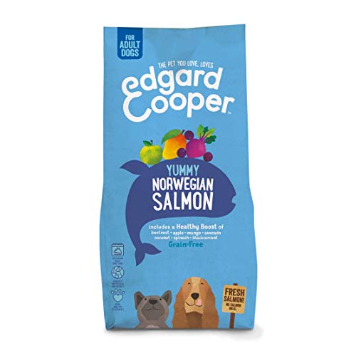 Edgard & Cooper Adult Dog Food Cereal Free Natural 700g Frischer Lachs Hypoallergen, gesunde, schmackhafte & ausgewogene Ernährung, hochwertiges Protein Edgard & Cooper Adult Dog Food Cereal Free Natural 700g Frischer Lachs Hypoallergen, gesunde, schmackhafte & ausgewogene Ernährung, hochwertiges Protein von Edgard Cooper