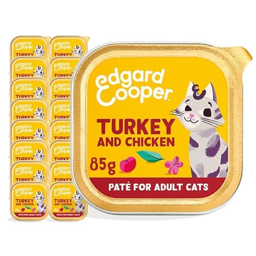 Edgard & Cooper Kat Adult Pate kalkoen/kip kattenvoer 16x85 gr von Edgard Cooper