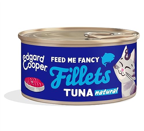 Edgard & Cooper Nassfutter für Katzen, Erwachsene, (Thunfisch, 70 g x 24), Filets für Katzen, sterilisiertes und aktives Katzenfutter, getreidefrei, natürliche Zutaten, frisches Fleisch, Edgard & Cooper Nassfutter für Katzen, Erwachsene, (Thunfisch, 70 g x 24), Filets für Katzen, sterilisiertes und aktives Katzenfutter, getreidefrei, natürliche Zutaten, frisches Fleisch, von Edgard Cooper