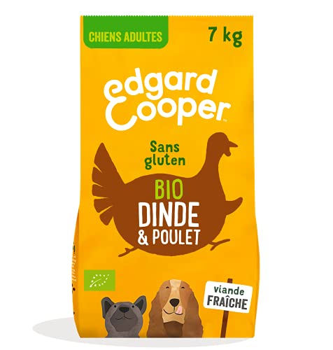 Edgard & Cooper Trockenfutter für Hunde, (Truthahn & Bio-Huhn, 7 kg), ohne Getreide, frisches Fleisch und hochwertige Proteine, echte Zutaten für Hunde, hypoallergen, ohne Zuckerzusatz Edgard & Cooper Trockenfutter für Hunde, (Truthahn & Bio-Huhn, 7 kg), ohne Getreide, frisches Fleisch und hochwertige Proteine, echte Zutaten für Hunde, hypoallergen, ohne Zuckerzusatz von Edgard Cooper