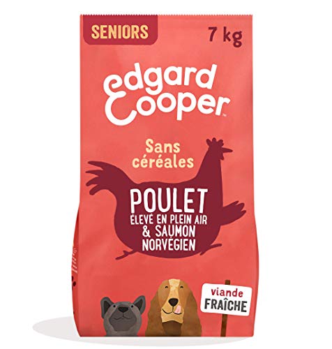 Edgard & Cooper Trockenfutter für Senioren, ohne Getreide, natürliche Nahrung, 7 kg, frisches Huhn & Lachs, gesunde Ernährung, schmackhaft und ausgewogen, hochwertige Proteine Edgard & Cooper Trockenfutter für Senioren, ohne Getreide, natürliche Nahrung, 7 kg, frisches Huhn & Lachs, gesunde Ernährung, schmackhaft und ausgewogen, hochwertige Proteine von Edgard Cooper