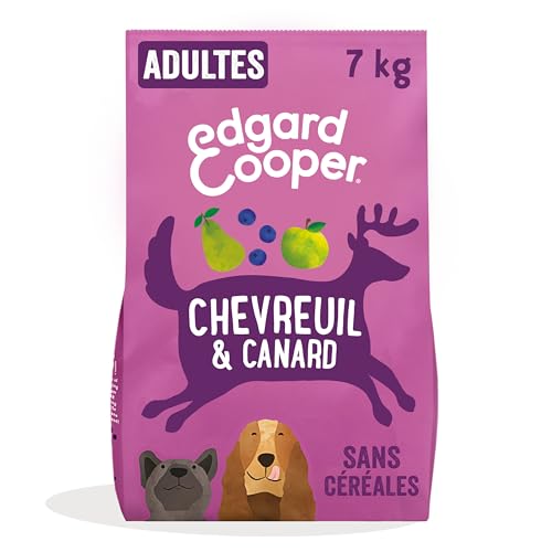 Edgard Cooper Trockenfutter für Hunde, (REH & Ente, 2,5 kg), ohne Getreide, frisches Fleisch und hochwertige Proteine, echte Inhaltsstoffe für Hunde, hypoallergen, ohne Zuckerzusatz von Edgard Cooper