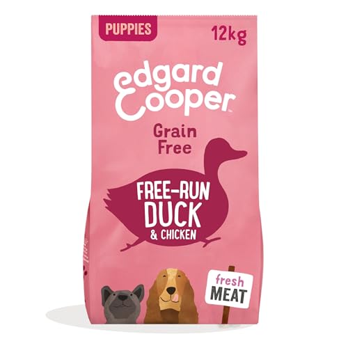 Edgard & Cooper natürliches Premium Trockenfutter für Adult Hunde - getreidefrei und proteinreich (Welpe - Ente & Huhn, 12kg) von Edgard Cooper