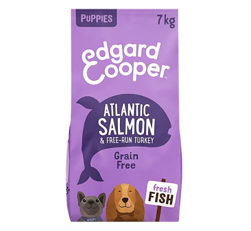 Edgard & Cooper Frisches Trockenfutter für ausgewachsene Hunde (7 kg, Welpen - Zalm & Kalkoen) von Edgard Cooper