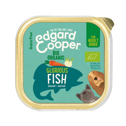 Edgard & Cooper Adult - Bio Fisch - 17 x 100 g Schälchen von Edgard & Cooper