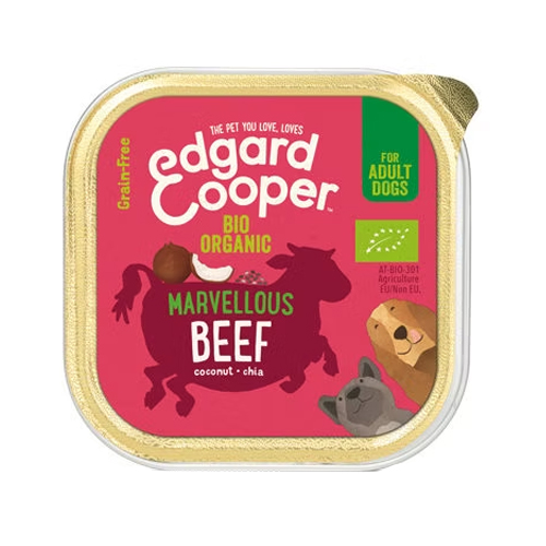 Edgard & Cooper Adult Bio - Rind - 17 x 100 g von Edgard & Cooper