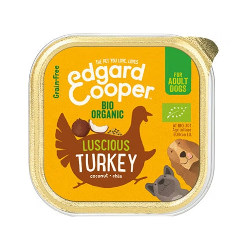 Edgard & Cooper Adult - Bio Truthahn - 17 x 100 g Schälchen von Edgard & Cooper