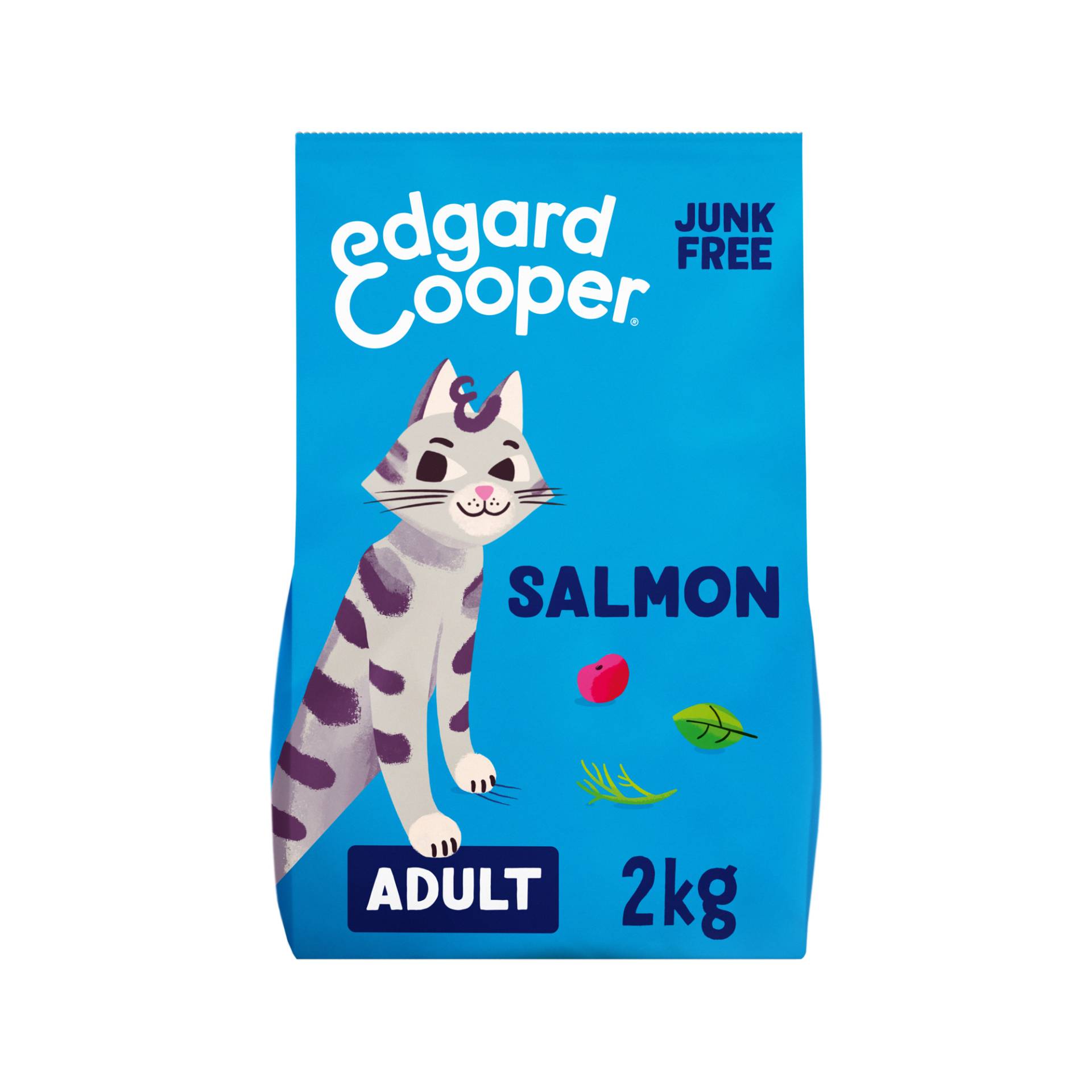 Edgard & Cooper Adult Cat - Atlantischer Lachs - Stückchen - 2 kg von Edgard & Cooper