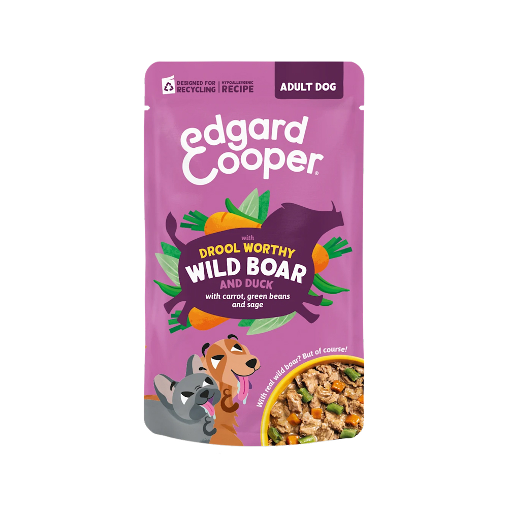 Edgard & Cooper Adult Drool Worthy - Wildschwein & Ente - 8 x 150 g Edgard & Cooper Adult Drool Worthy - Wildschwein & Ente - 8 x 150 g von Edgard & Cooper