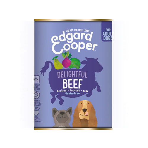 Edgard & Cooper Adult Hundefutter - Dosen - Rindfleisch - 6 x 400 g von Edgard & Cooper