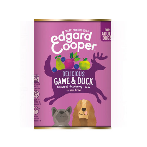 Edgard & Cooper Adult Hundefutter - Dosen - Wild & Ente - 6 x 400 g von Edgard & Cooper